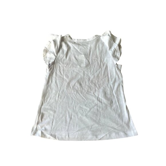 Sparkle by Stoopher Flutter Tank in White Kiss - Picture 2 of 3